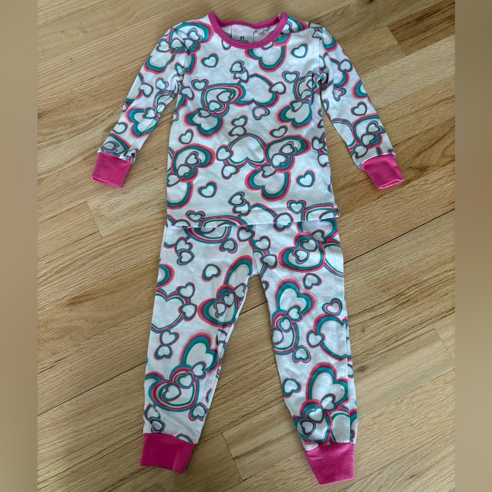 Mon Petit Heart Toddler Pajamas